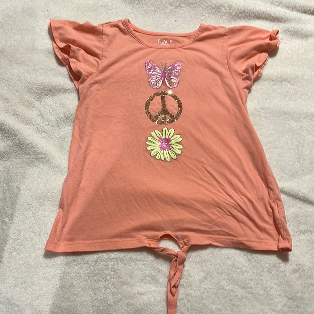 **FINAL CLEARANCE** The Children’s Place Flutter Sleeve Tee. Size XL 14